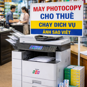 Thuê Máy Photocopy Chạy Dịch Vụ –  Kinh Doanh Ít Vốn tại Ánh Sao Việt