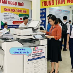Cho thuê máy photocopy cho trung tâm ngoại ngữ - Giá rẻ 