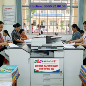 Cho thuê máy photocopy cho trường học giá rẻ tại Ánh Sao Việt