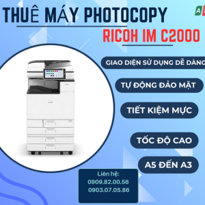 Cho Thuê Máy Photocopy Màu Ricoh IM C2000