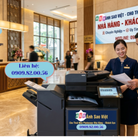 Cho Thuê Máy Photocopy Nhà Hàng–Khách Sạn tại Ánh Sao Việt