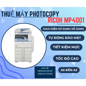 Cho thuê máy photocopy Ricoh 4000-4001