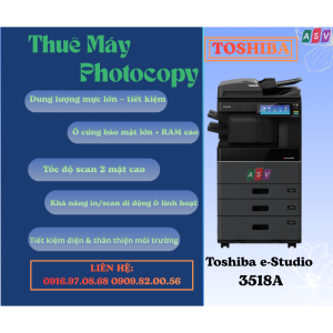 Cho thuê máy photocopy Toshiba e-Studio 3518A 