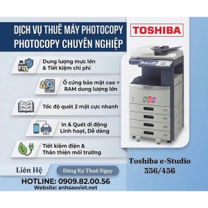 Cho Thuê Máy Photocopy Toshiba e-Studio 356/456