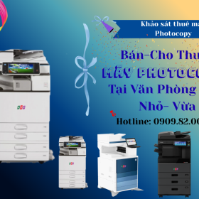 Cho Thuê Máy Photocopy/in Tại Phường 4, Quận 5. A3, A4 màu-trắng đen