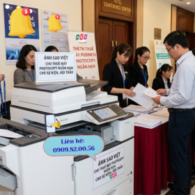 Thuê máy photocopy ngắn hạn cho sự kiện, hội thảo tại Ánh Sao Việt