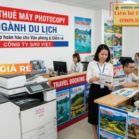 Thuê Máy Photocopy Ngành Du Lịch Tại Ánh Sao Việt