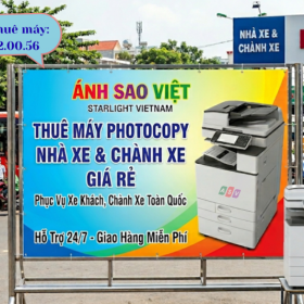 Thuê Máy Photocopy Nhà Xe - Chành Xe Giá Rẻ Tại Ánh Sao Việt