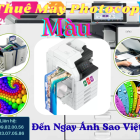Thuê Máy Photocopy Trắng Đen, Màu Tại An Khánh,TP.HCM Giá Rẻ